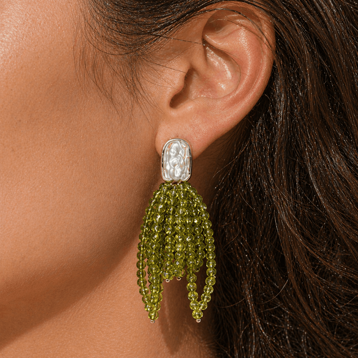 The Blooming Muse Earrings Wearing