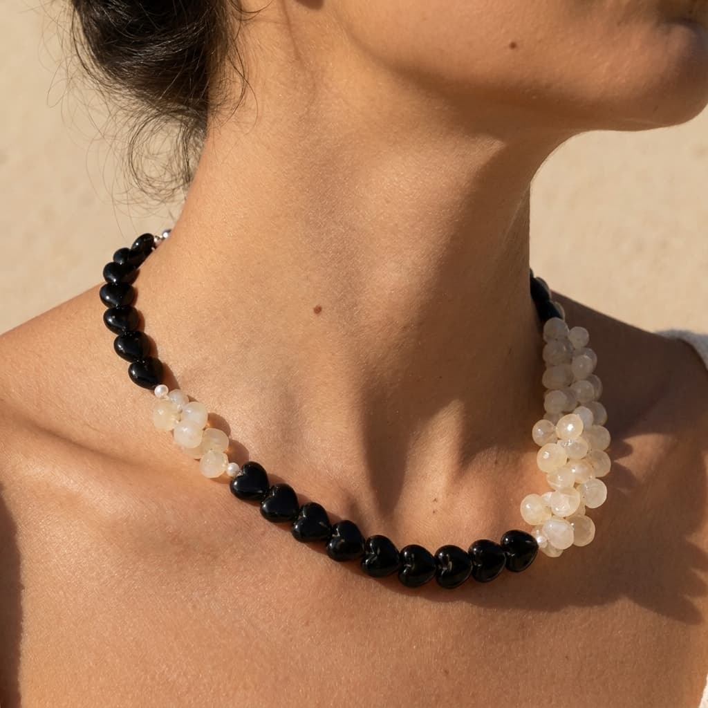 The Fearless Heart Necklace Wearing